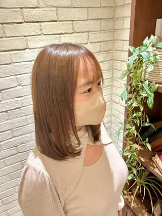 ミディアム 宇川 湧也のヘアスタイル