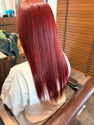 ロング カラー 横井 香歩のヘアスタイル