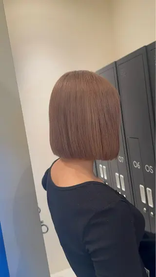 ミディアム カラー 銀座No.1ショート 似合わせカット/といのヘアスタイル