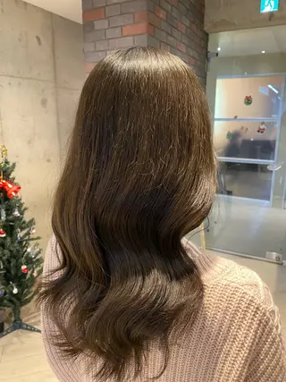 セミロング カラー 吉川 慶斗のヘアスタイル