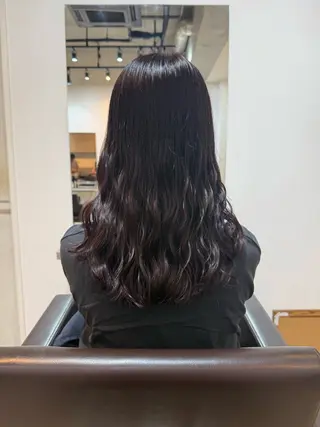セミロング 🌿朝5分でお洒落 パーマスタイル🌿のヘアスタイル