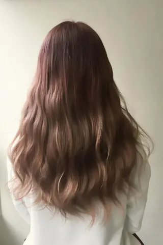 セミロング ロング カラー 100%髪質改善特化 TRUNSのヘアスタイル