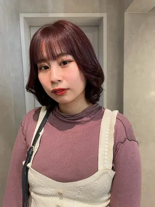 ミディアム カラー ナチュラル透明感🌱 小山美樹子のヘアスタイル