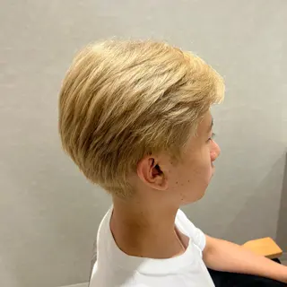 ショート カラー メンズ 艶感透明感カラー◎ 大分 Keigoのヘアスタイル