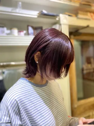 ショート カラー ヘアアレンジ Narumi 🧚‍♂️のマツエク・マツパデザイン