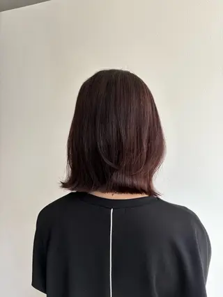 ミディアム タナカ レイヤのヘアスタイル