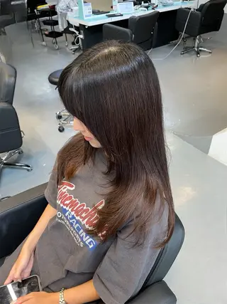 ロング Rena🦄顔まわり カット🤍✂️のヘアスタイル