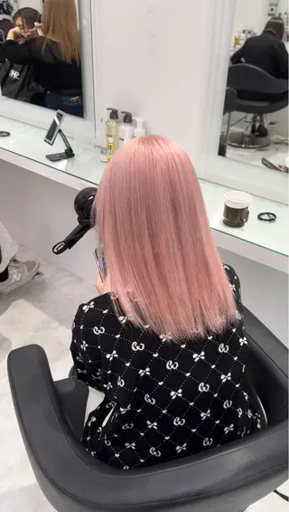 ロング カラー ヘアアレンジ 透け上品ハイトーン 職人ゆうと🤍のヘアスタイル