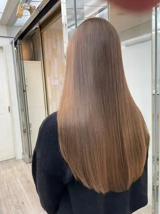 ロング カラー パーマ 初めでも安心🌟 newi町田✂のヘアスタイル