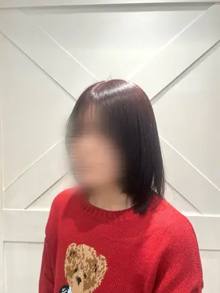 セミロング カラー 髪質改善🫧艶カラー ✨エクステ🎀しゅりのヘアスタイル