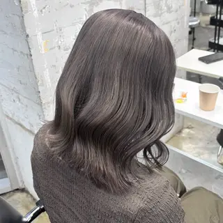 ミディアム カラー ヘアアレンジ 🎀モテ暖色× エクステ🎀あかりのヘアスタイル