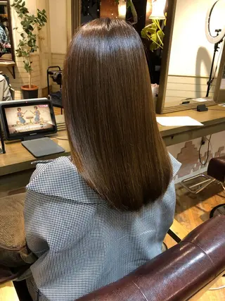 セミロング 💖透明感カラー💖 mayukoのヘアスタイル