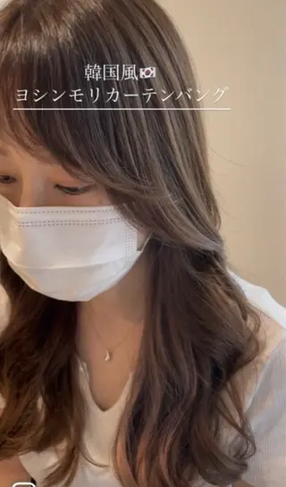 セミロング 仲西 愛鈴のヘアスタイル