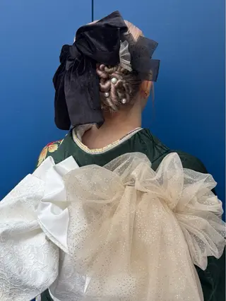 ヘアアレンジ はっとり ななせのヘアスタイル