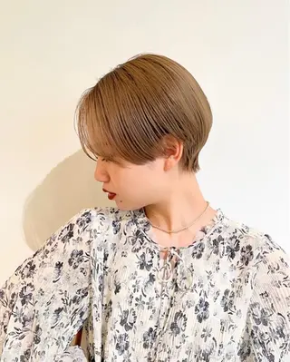 ショート カラー Memories 銀座のヘアスタイル