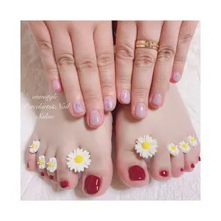ミディアム ネイル 👑enen style👑のネイルデザイン