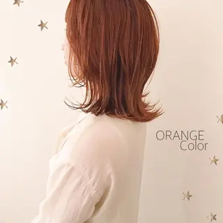 セミロング カラー 市川 千夏のヘアスタイル