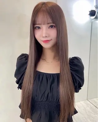 ロング 透明感×髪質改善× エクステそうまのヘアスタイル