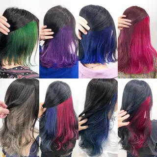 セミロング カラー 🌙HIZUKI🌙 ハイトーン 艶髪のヘアスタイル