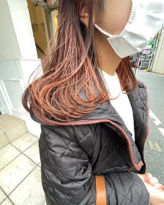 ミディアム カラー 🙃 透明感カラー/ボブのヘアスタイル