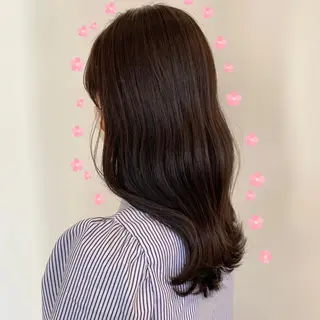 ロング カラー 酸性縮毛矯正/ ホッタケイシのヘアスタイル