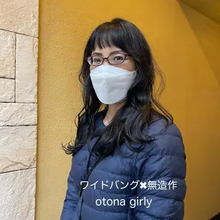 ロング パーマ 黒崎 勝巳のヘアスタイル
