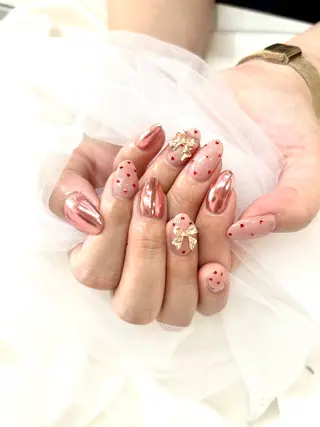 ミディアム mimi‪‪❤︎‬ harukaのネイルデザイン