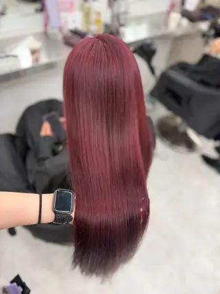 ロング ♡暖色ガーリー/ ピンク/かえで♡のヘアスタイル