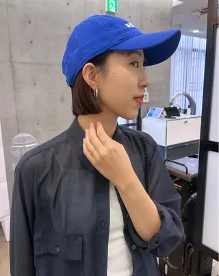 ショート カラー 暖色カラー/ピンク カラー/HARUKAのヘアスタイル