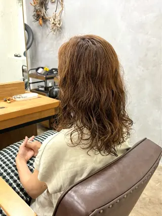 セミロング パーマ ayano🫧 《CIEN》のヘアスタイル