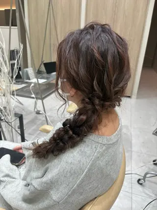 ロング バレイヤージュ/ヘア アレンジ/shionのヘアスタイル