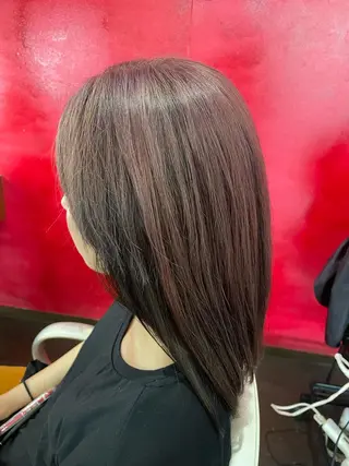 ミディアム カラー 美容室ARKS 黒田杏奈のヘアスタイル