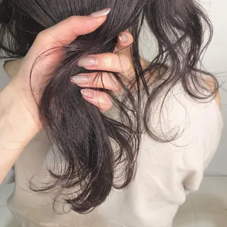 セミロング カラー ヘアアレンジ マツエク・マツパ 透明感カラー🫧ヘア セット🫧松本菜月の眉毛・アイブロウイメージ