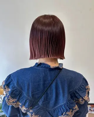 カラー sizuk natsukiのヘアスタイル