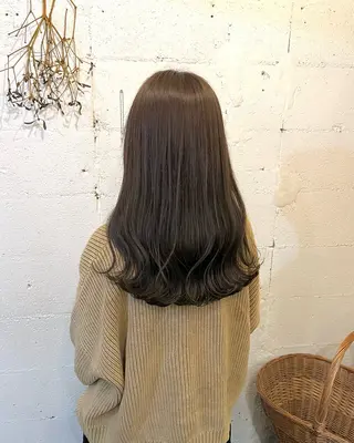 ロング カラー 暗髪とオリーブ🌿 渡辺拓人のヘアスタイル