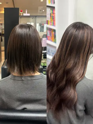 ロング パドゥプロン あんずのヘアスタイル