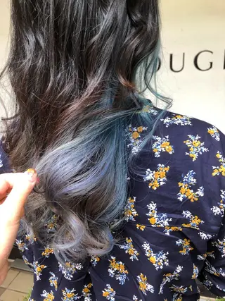 ロング カラー 勝野 麻美のヘアスタイル