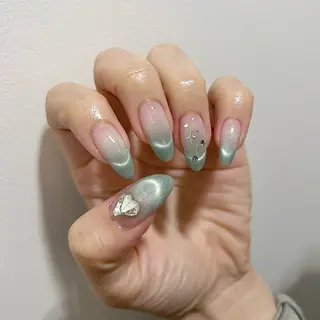 ネイル パラあり！フィルイン 美フォルムのネイルデザイン