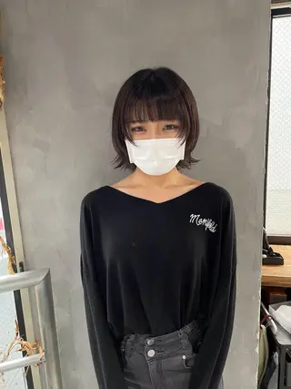 ショート ウルフ レイヤー パーマ🪐MANAのヘアスタイル