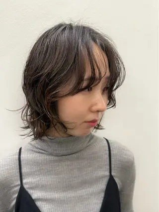 ミディアム パーマ Paddle所属・似合わせレイヤー/ ニュアンスパーマ高倉のヘアスタイル