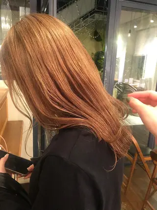 セミロング ヘアアレンジ 抜け感ボブ×パーマ |kazaneのヘアスタイル