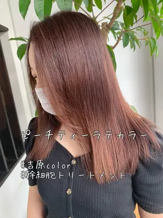 セミロング yoshihara yuukiのヘアスタイル