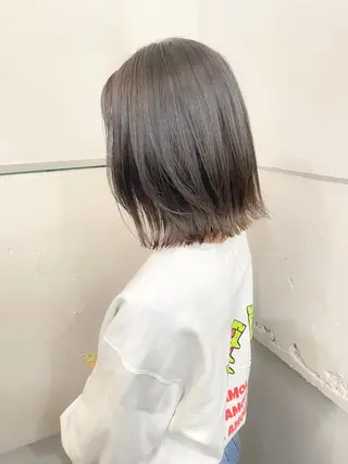 ショート ボブ ブリーチ/miinaのヘアスタイル