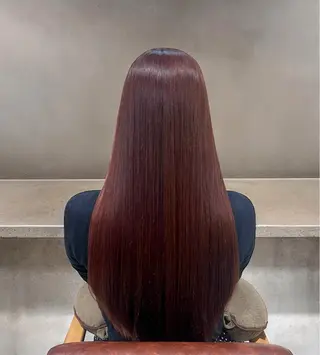 ロング カラー 髪質改善メニュー 長井 美佐子のヘアスタイル