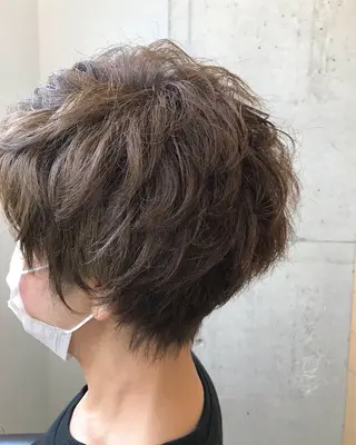 ショート 天王寺区🌟大好評バ ッサリ◎美髪改善矯正のヘアスタイル