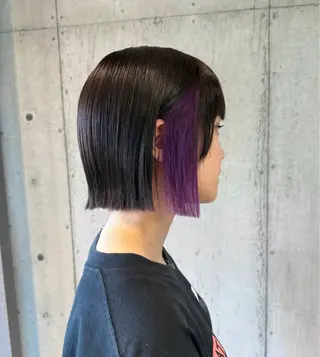 ショート 柔め透明感血色カラー 暖色/レイヤー/ゆいのヘアスタイル