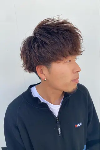 パーマ メンズ パーマスタイル特化◎ 永戸圭汰のヘアスタイル
