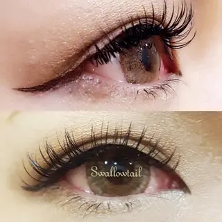 マツエク・マツパ スワロウ テイルのマツエク・マツパデザイン