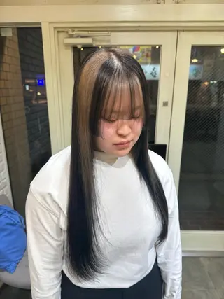 ロング カラー 阿部  ことみ /パーマモデルのヘアスタイル