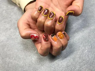 ネイル kiii.__ ✴︎*のネイルデザイン